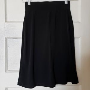 Stretchy Black Skirt with Slimming Undershorts